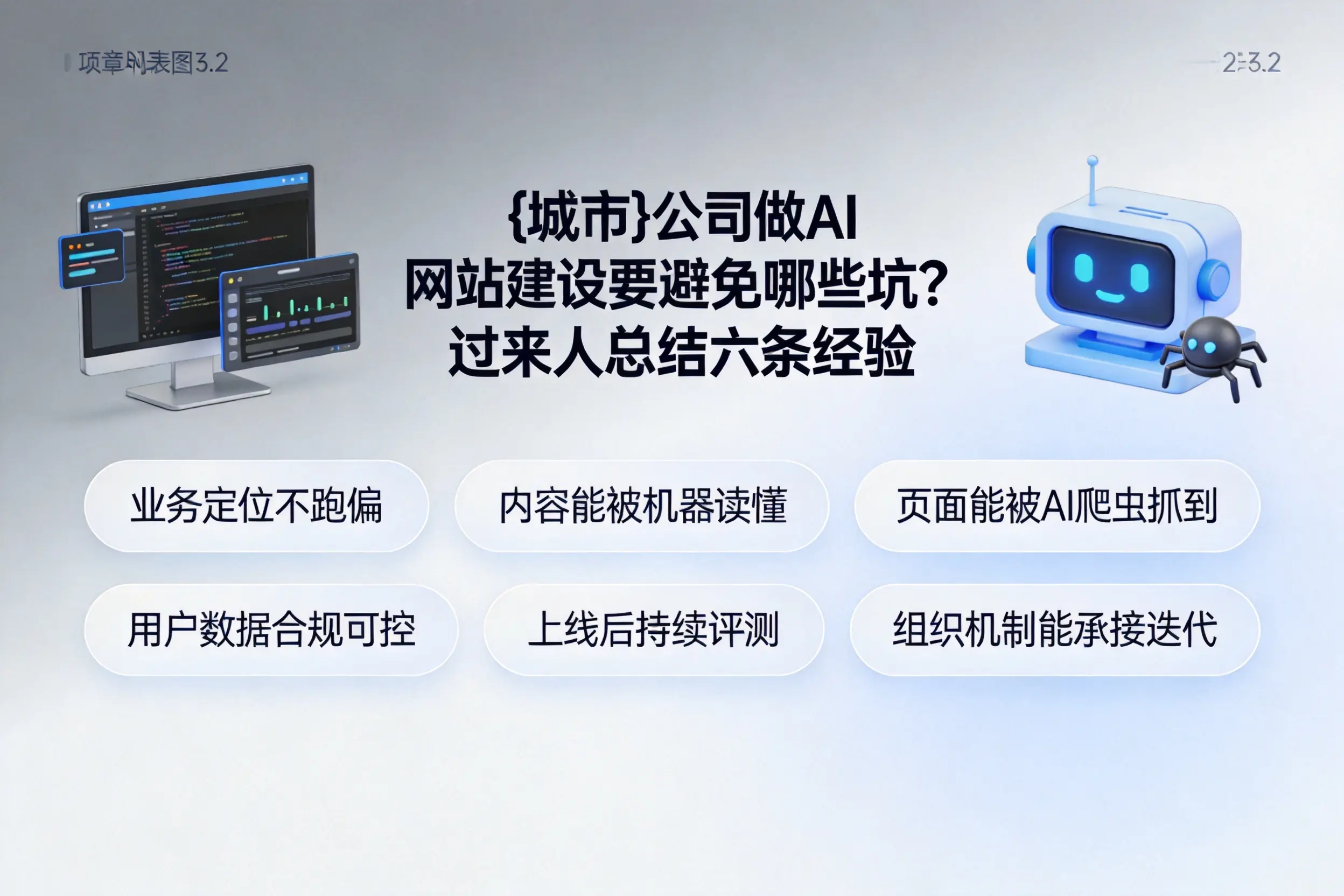 遂宁公司做AI网站建设要避免哪些坑？过来人总结六条经验