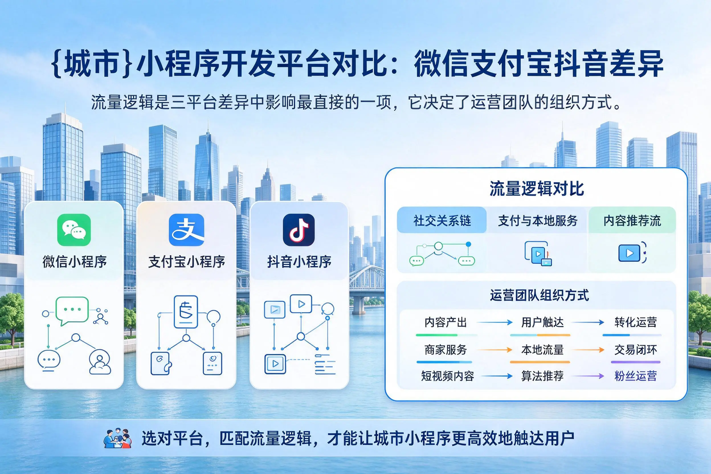 遂宁小程序开发平台对比:微信支付宝抖音差异