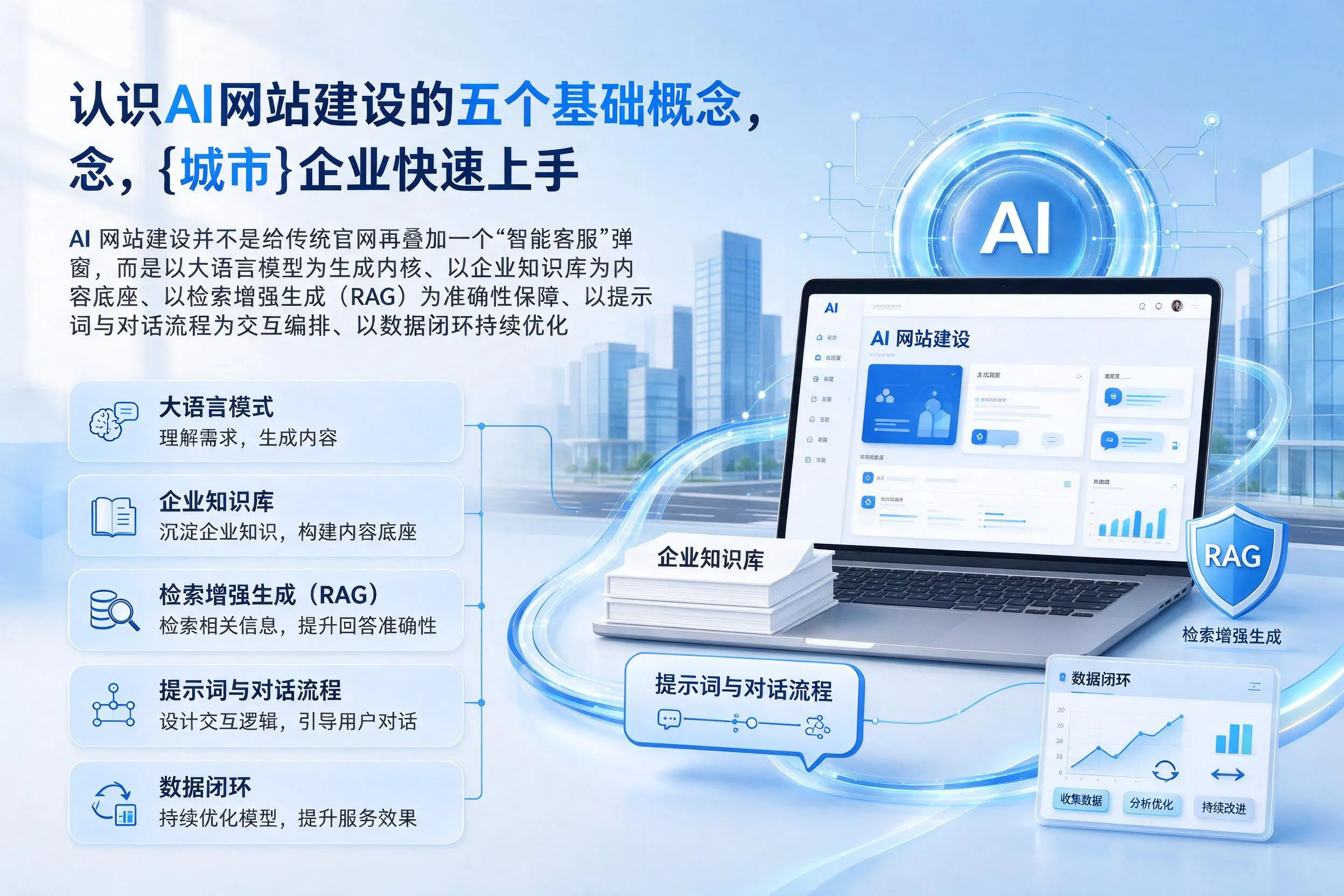 认识AI网站建设的五个基础概念,遂宁企业快速上手
