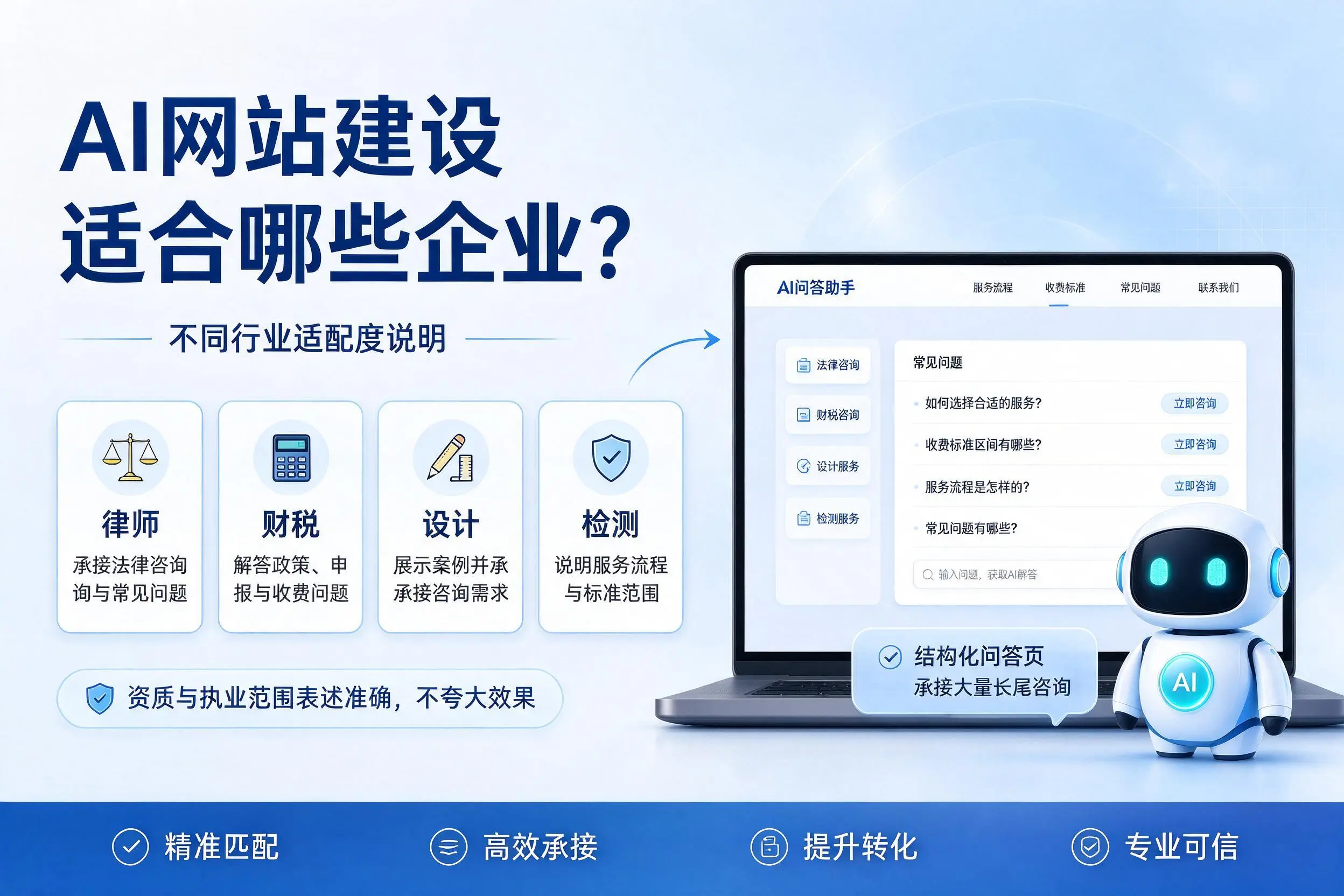 AI网站建设适合哪些企业？遂宁不同行业适配度说明