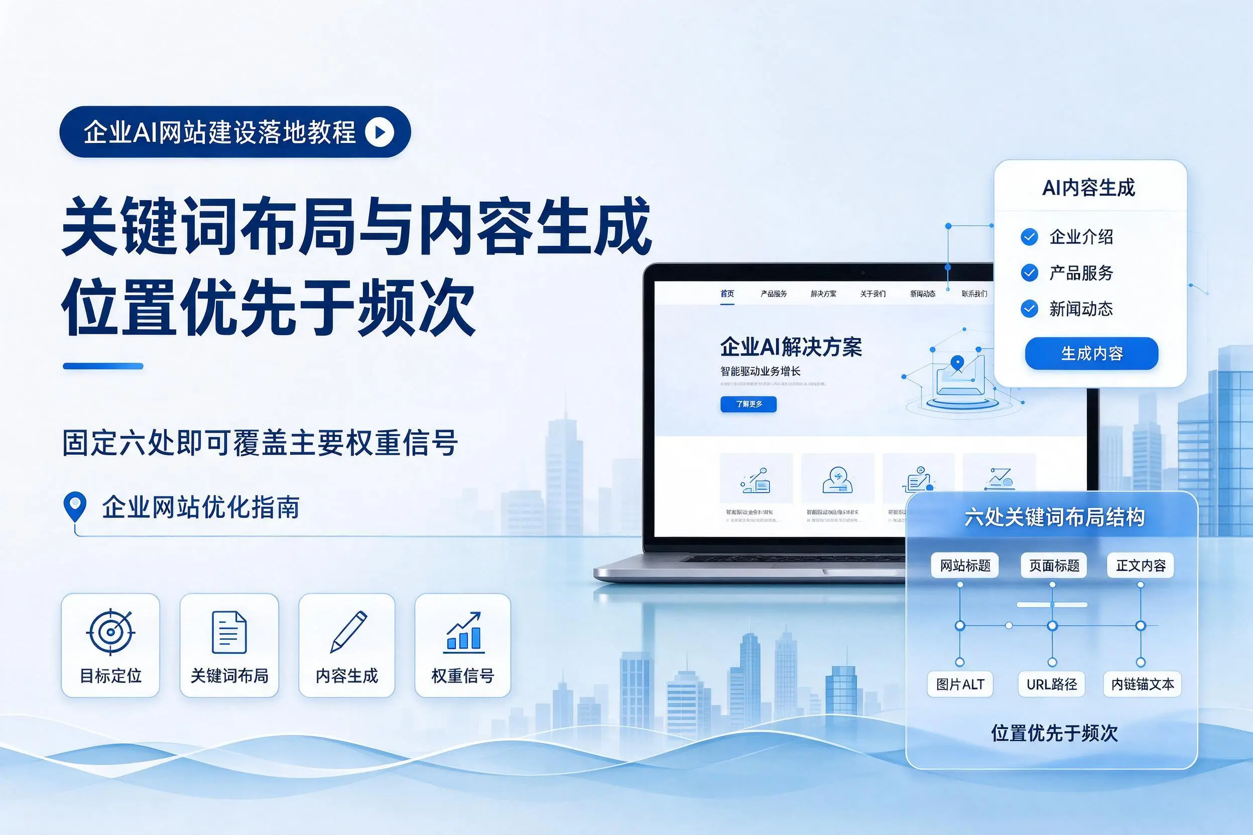 遂宁企业AI网站建设落地教程：关键词布局与内容生成