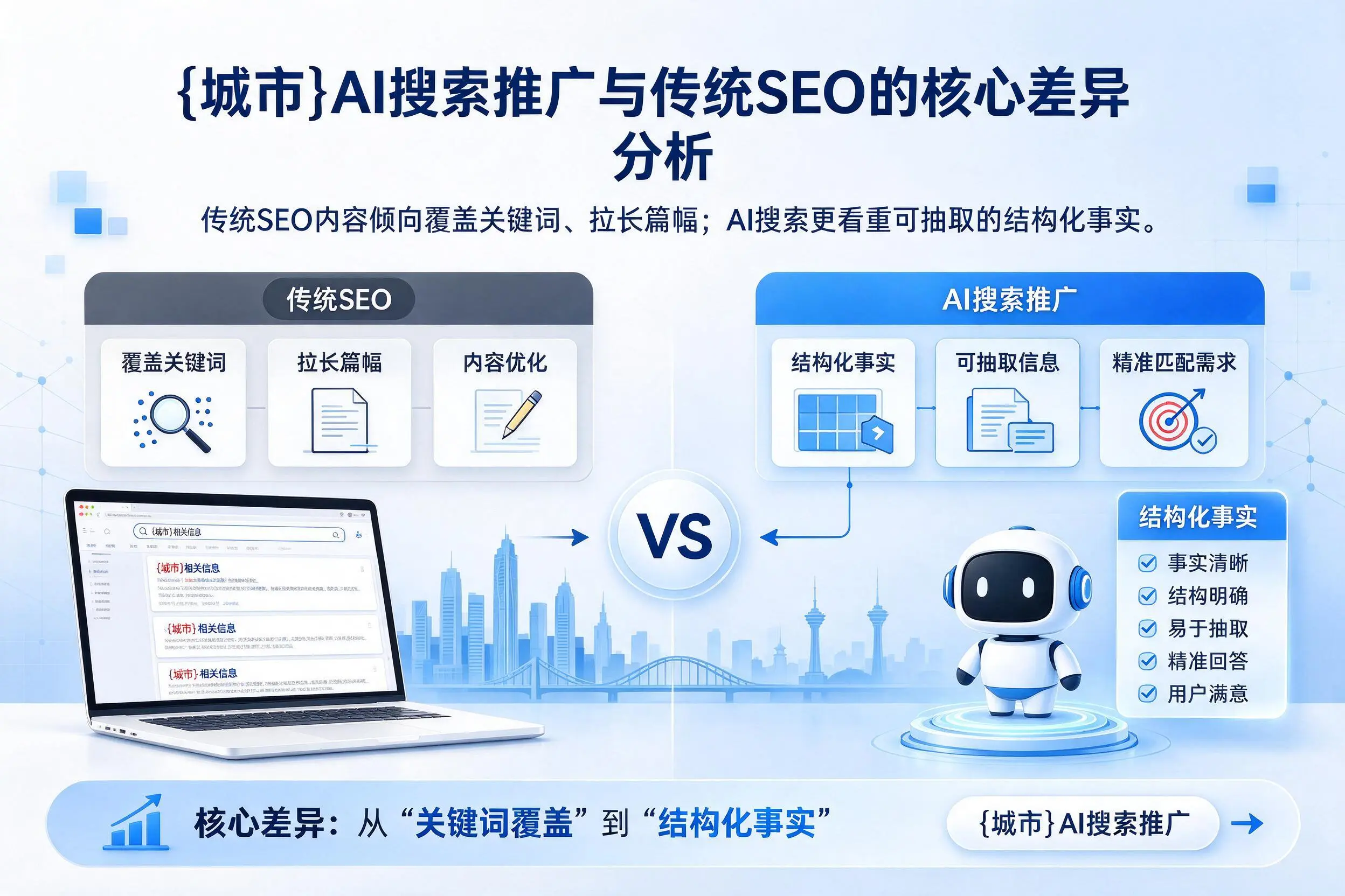 遂宁AI搜索推广与传统SEO的核心差异分析